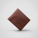 Genuine Leather Bifold Wallet — Vintage Brown - Image 1