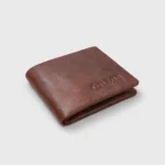 Genuine Leather Bifold Wallet — Vintage Brown - Image 3