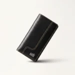 Premium Genuine Leather Long Wallet — Black - Image 1